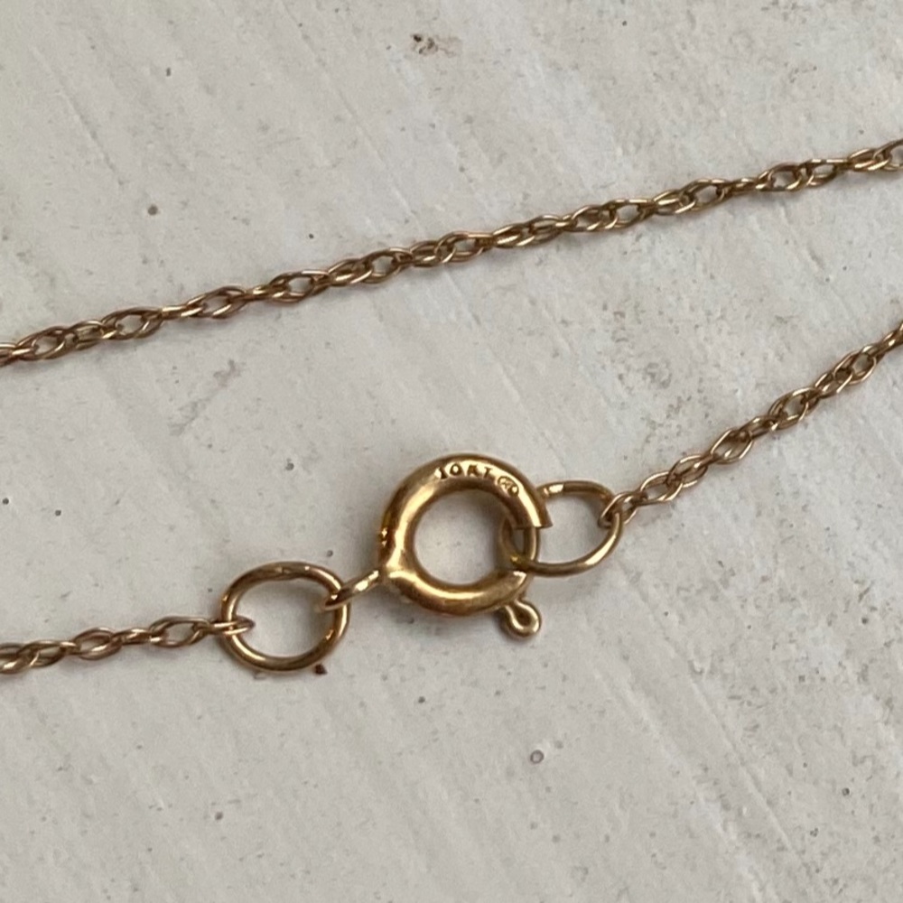 10K GOLD BEAD NECKLACE